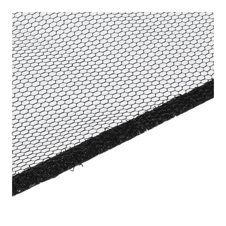 Benson Horrengaas voor raam 130 x 150 cm zwart