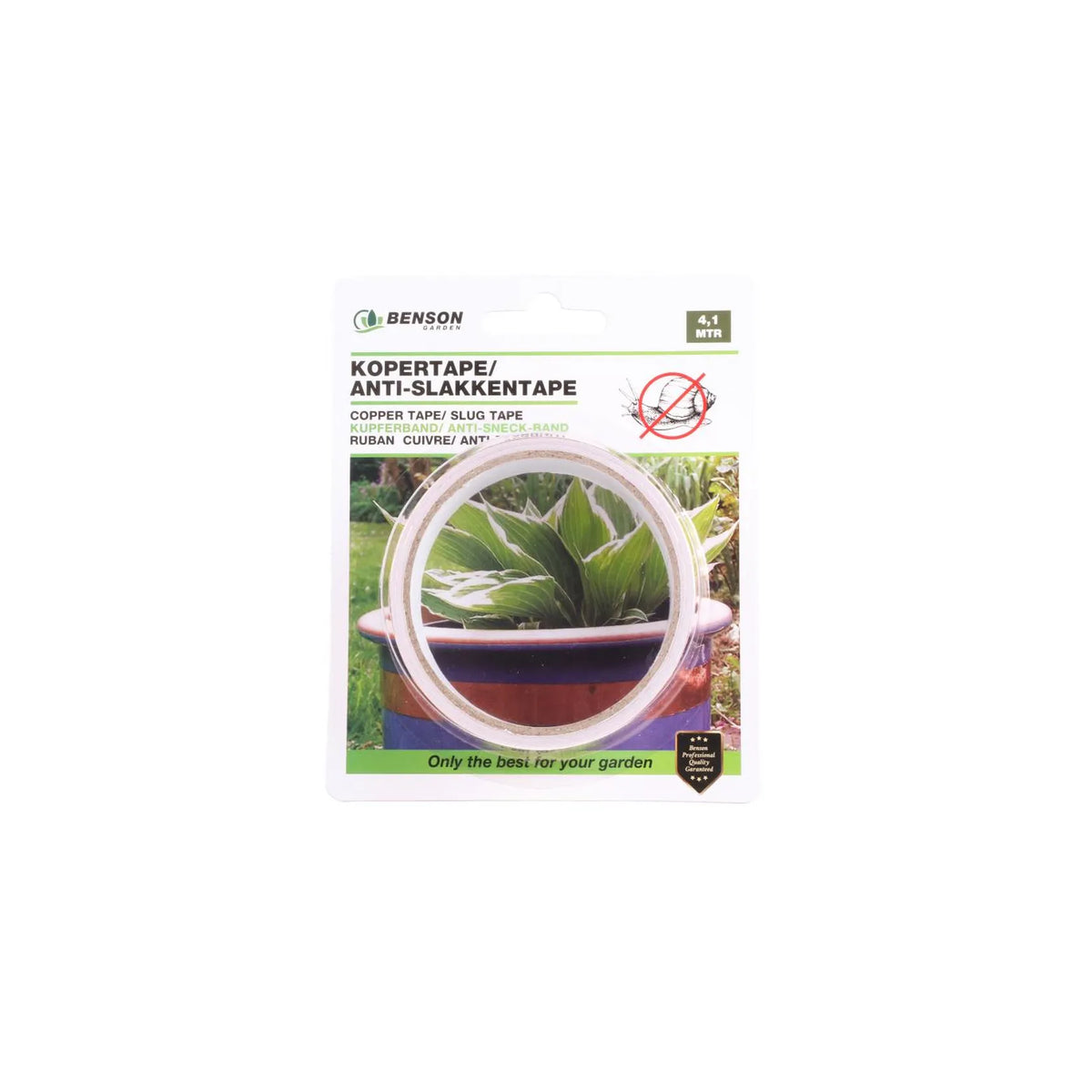 Benson Garden Kopertape/ anti slakken tape 3 x 410 cm