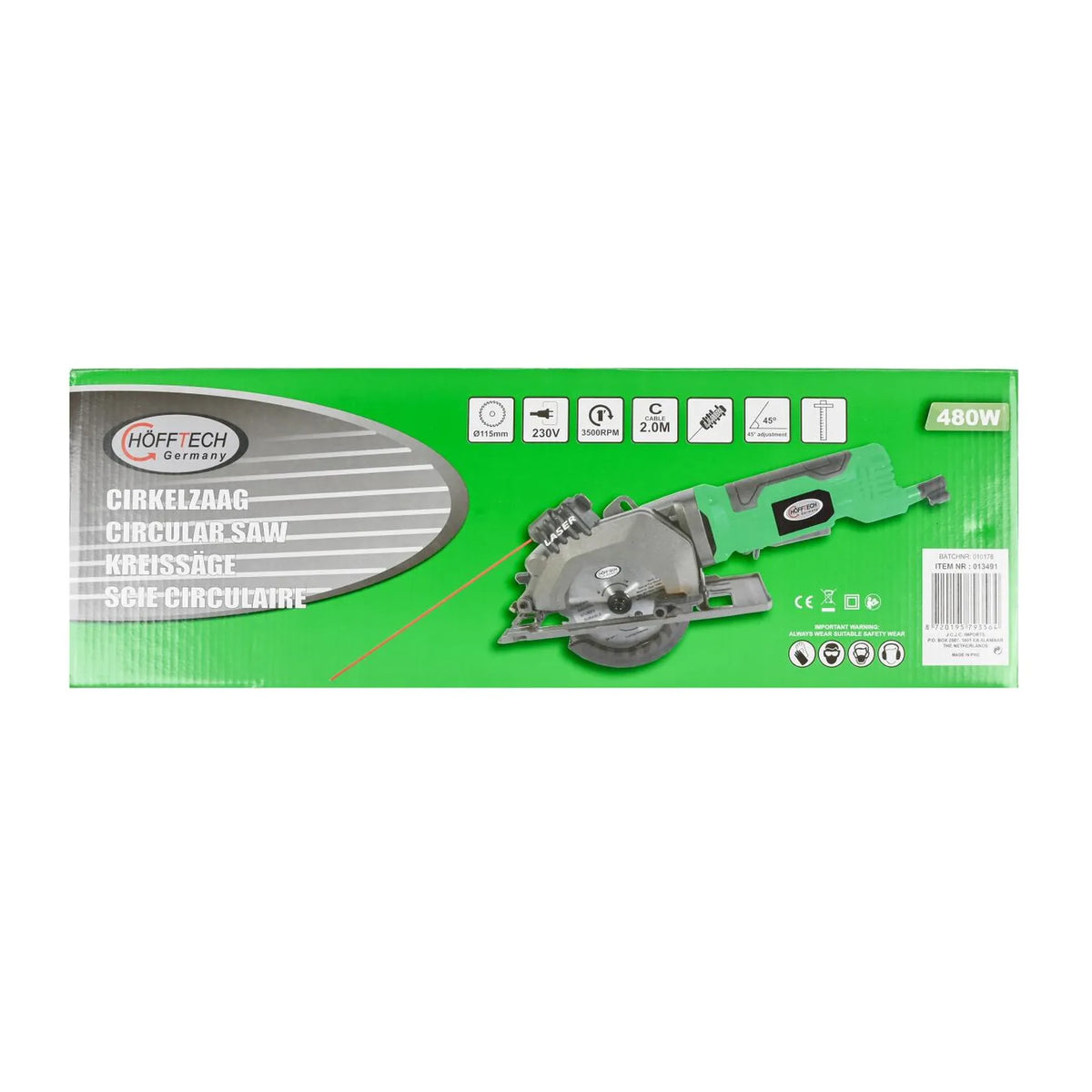 Benson Tools Cirkelzaag 480W ø115 mm