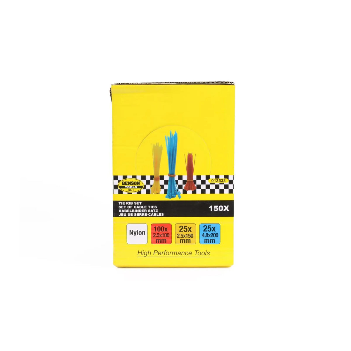 Höfftech Kabelbinders 150 dlg mix