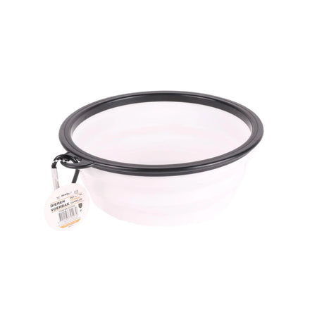 Benson Pet Dierenvoerbak opvouwbaar 13 cm wit