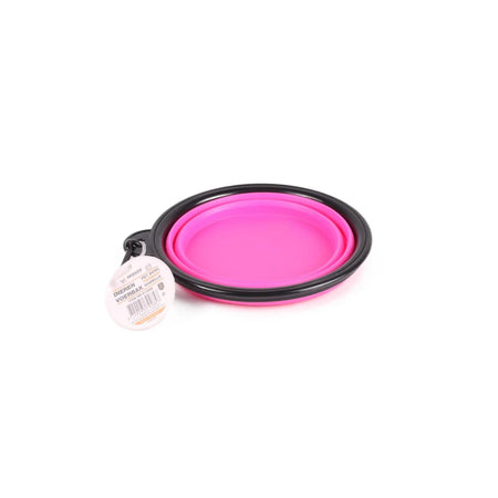 Benson Pet Dierenvoerbak opvouwbaar 13 cm pink