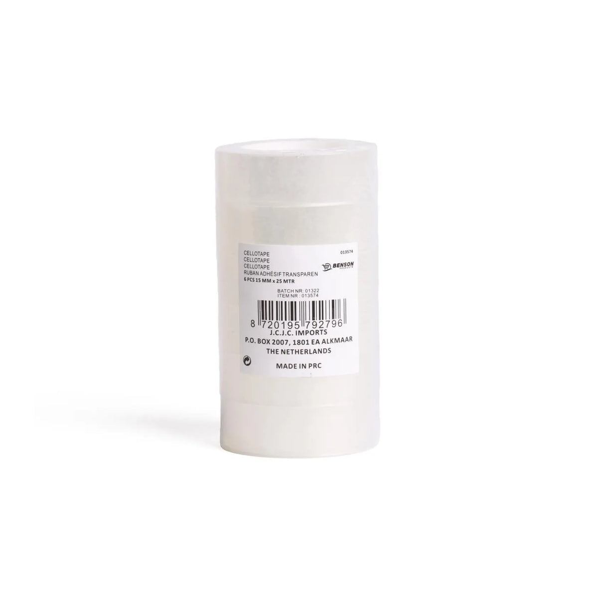 Benson Tools Cellotape 6 dlg 15 mm x 25 mtr