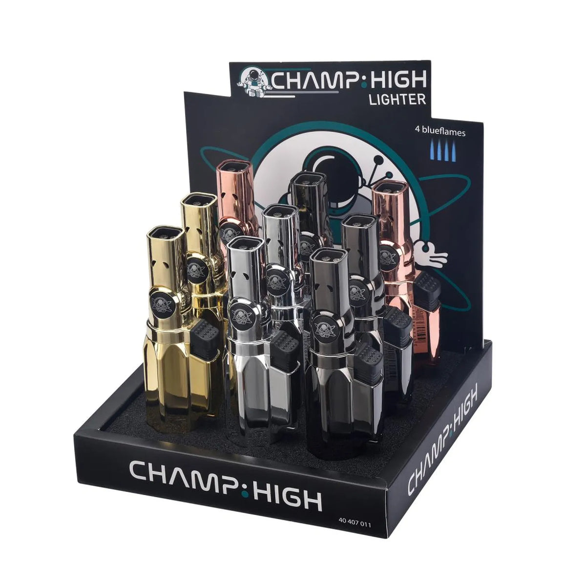 Prof Aansteker storm cha high 4 blueflames