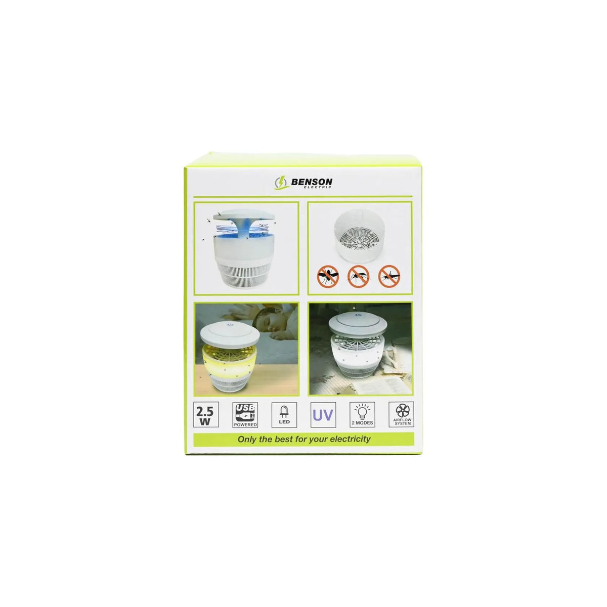 Benson Electric Muggen-/ insectenvanger 2.5W