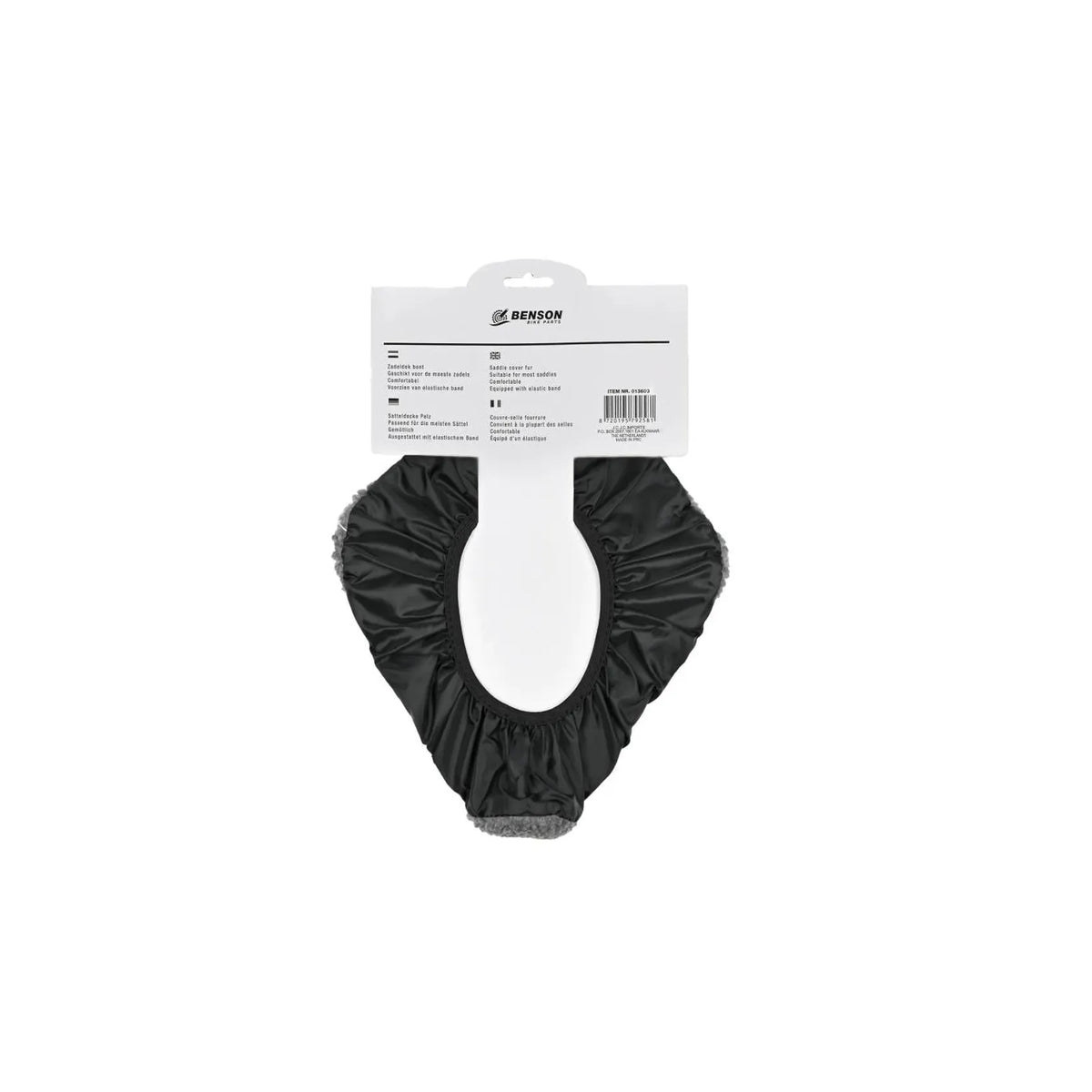 Benson Bike Parts Zadeldek bont grijs