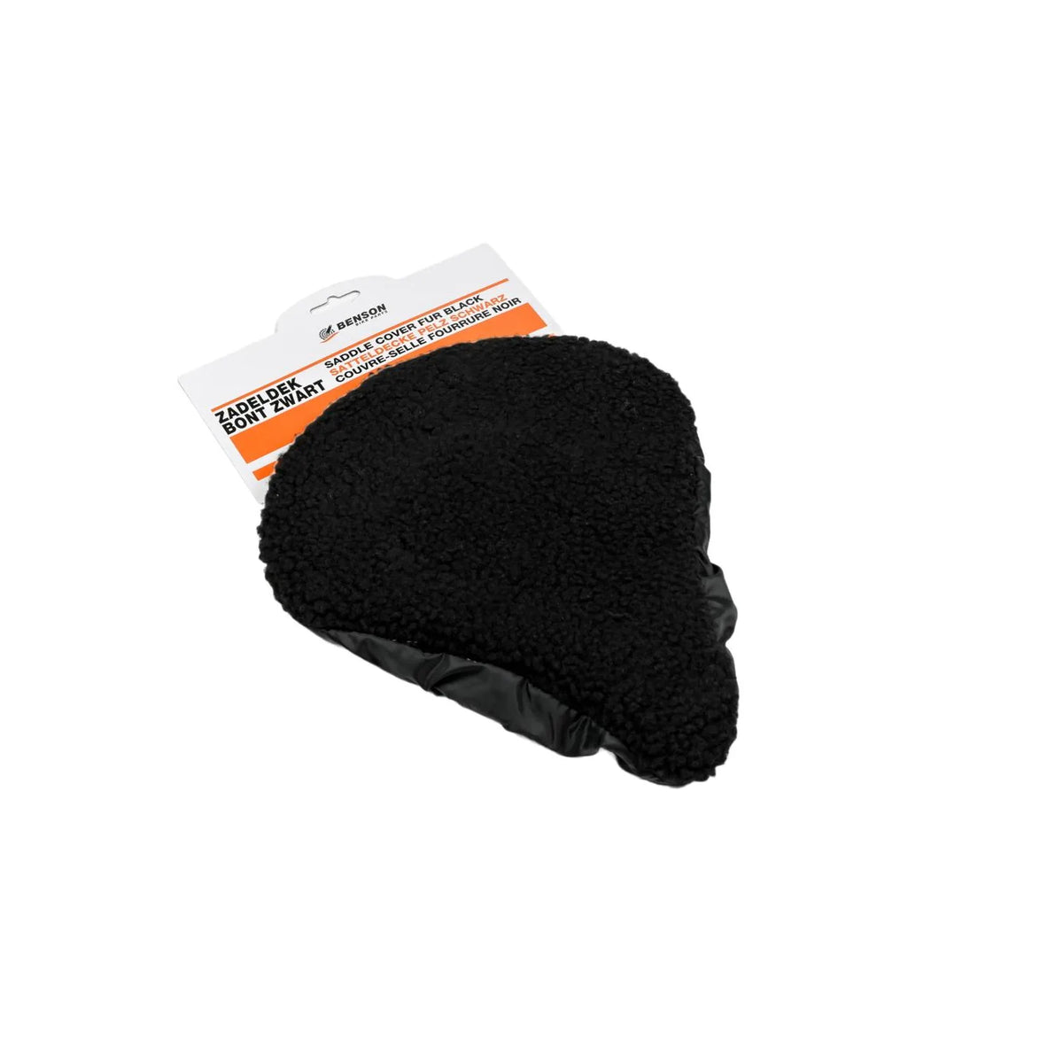 Benson Bike Parts Zadeldek bont zwart