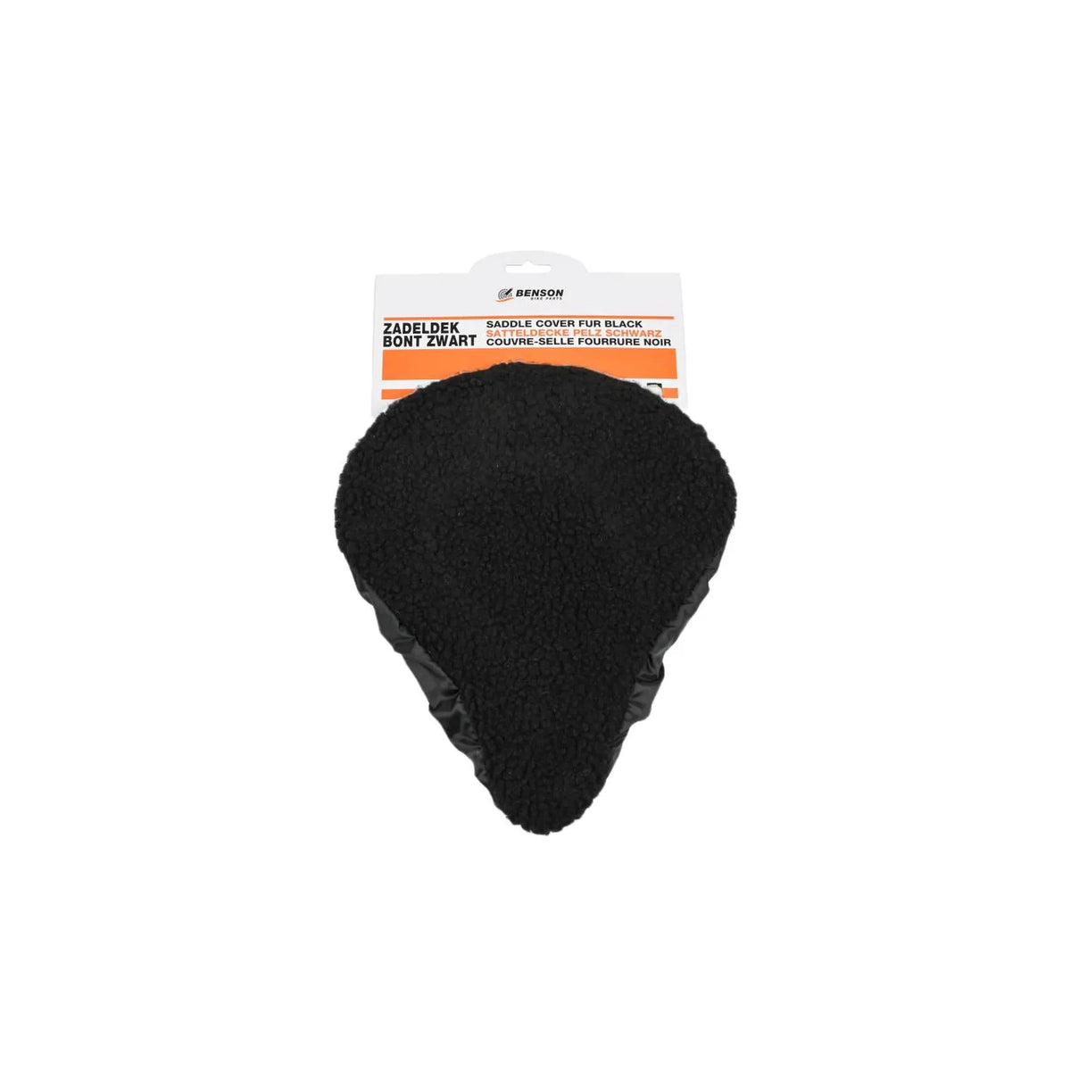 Benson Bike Parts Zadeldek bont zwart