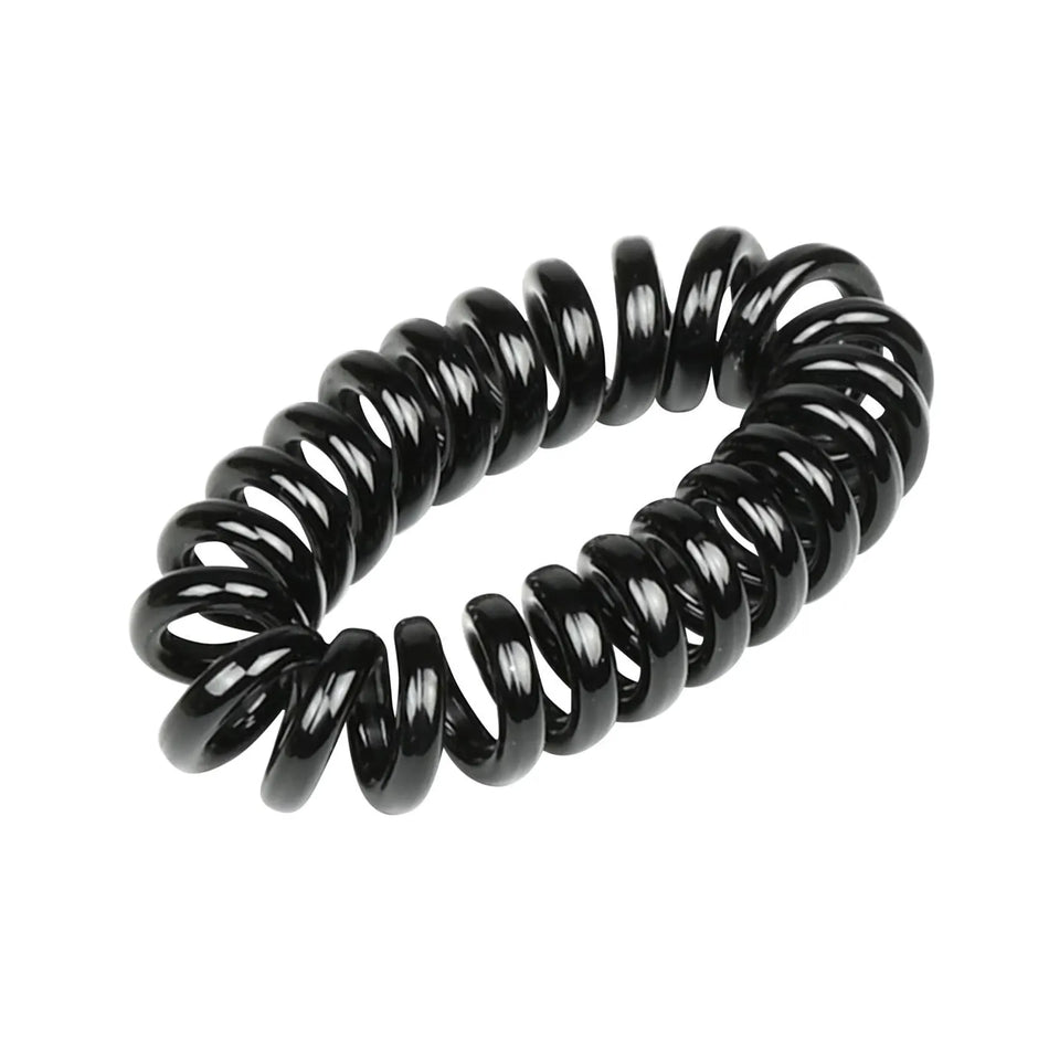 Benson Care Haarelastiek kabel 8 dlg zwart