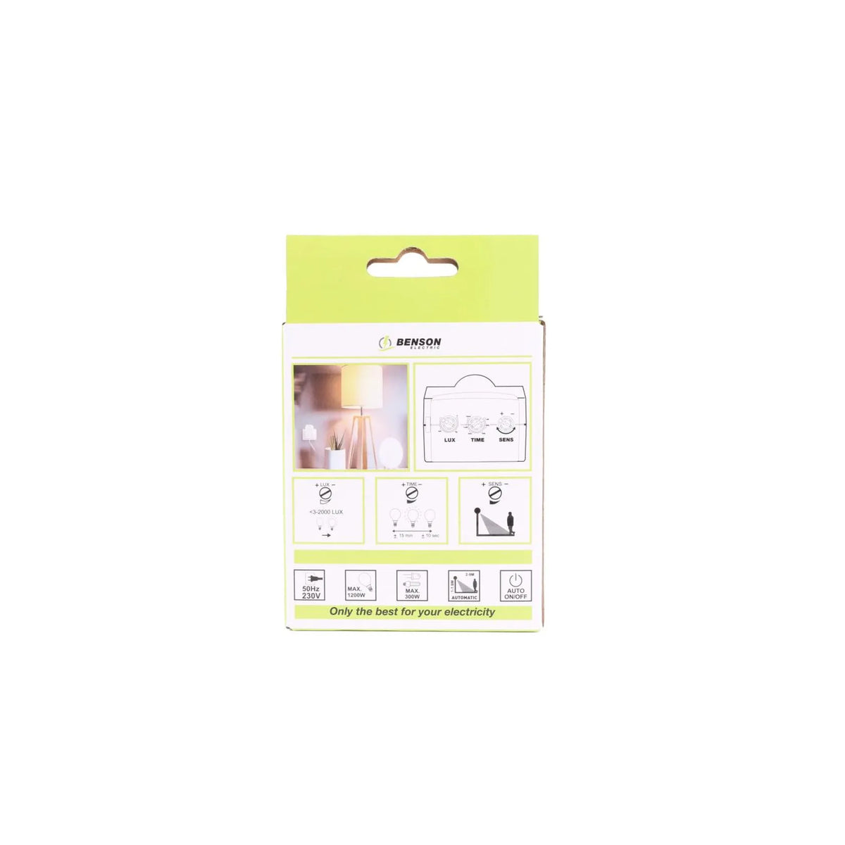 Benson Electric Stekker sensor + RA wit