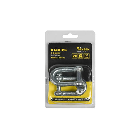 Benson Tools D-sluiting 10 mm 2 dlg
