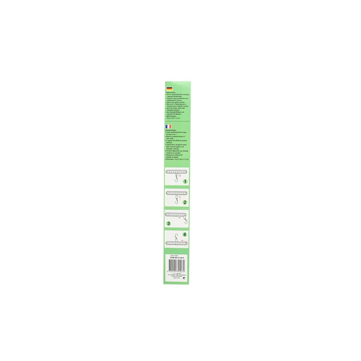 Benson Kledinghangers 9-in-1 wit