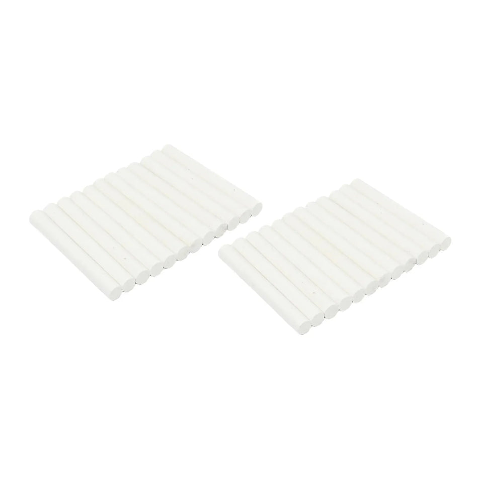 Benson Products Bordkrijt wit 24 dlg