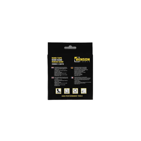 Benson Tools Nano tape dubbelzijdig herbruikbaar 20 mm x 2 mtr