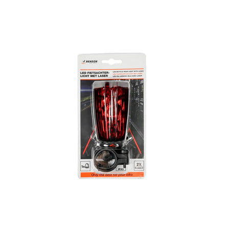 Benson Bike Parts Fietsachterlicht laser + LED