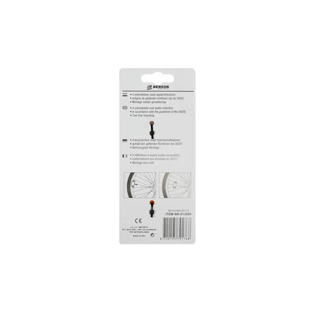 Benson Bike Parts Fiets reflector set k-mark 4 dlg