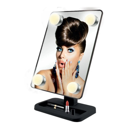 Benson Care Make-up spiegel 4 LED hollywood zwart