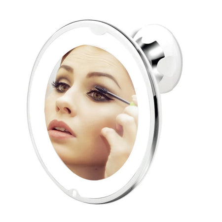 Benson Care Make-up spiegel 21 LED + zuignap wit