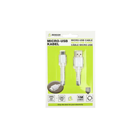 Benson Electric USB micro USB kabel 1 mtr