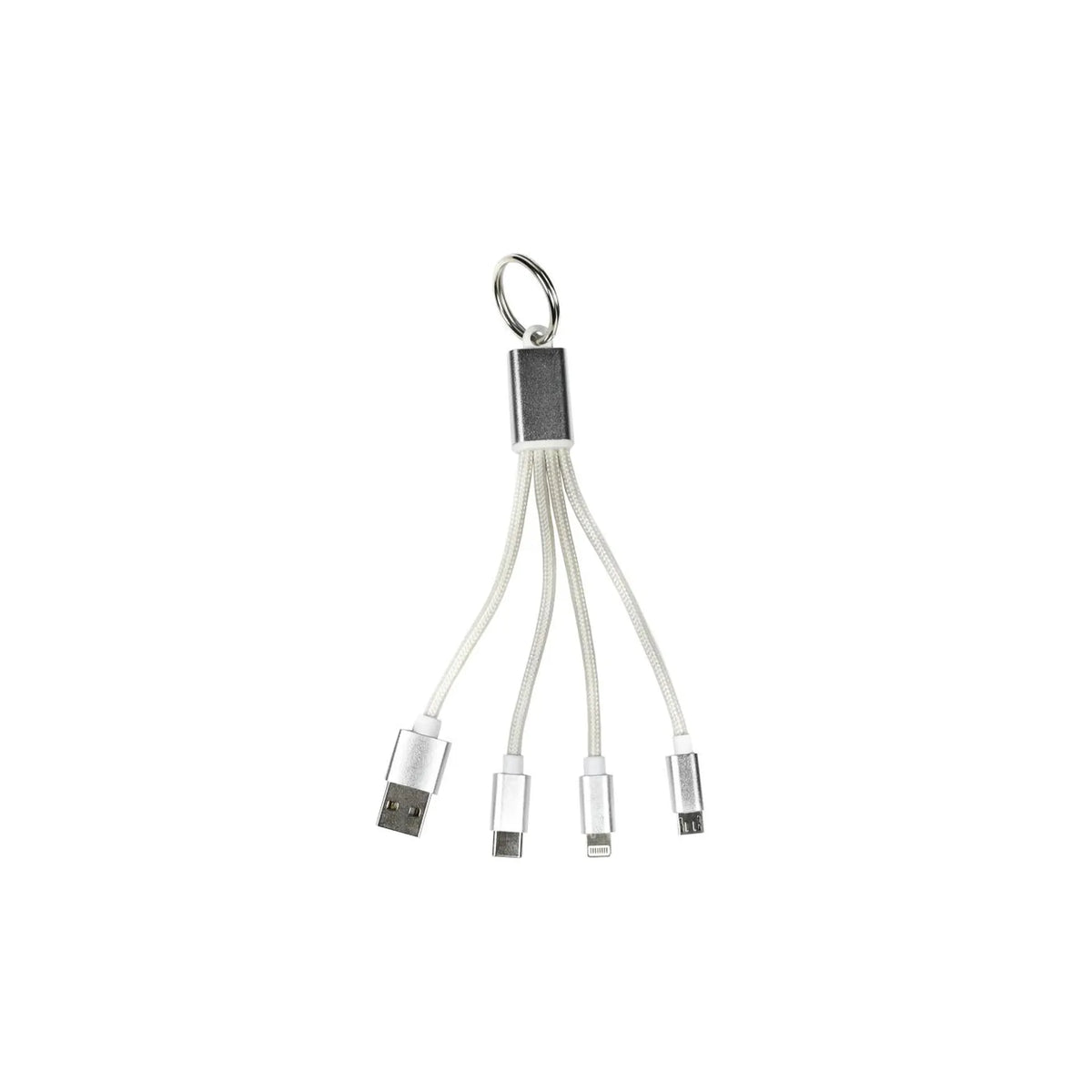 Benson Electric USB kabel 3-in-1 sleutelhanger 13 cm