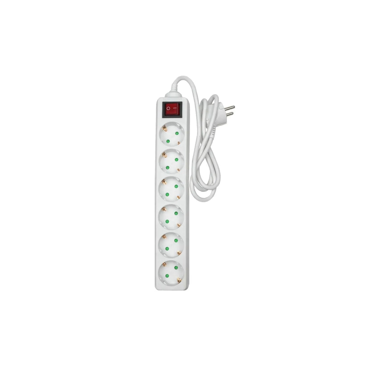 Benson Electric Stekkerdoos 6-voudig + RA + schakelaar 1 mtr