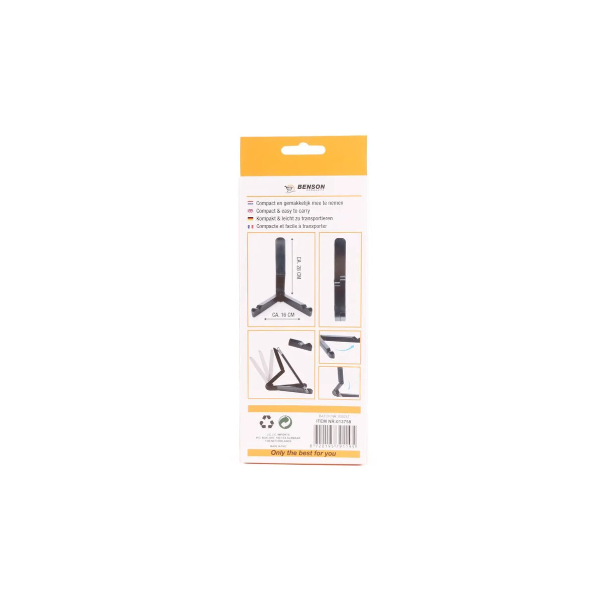 Benson Products Tablet houder
