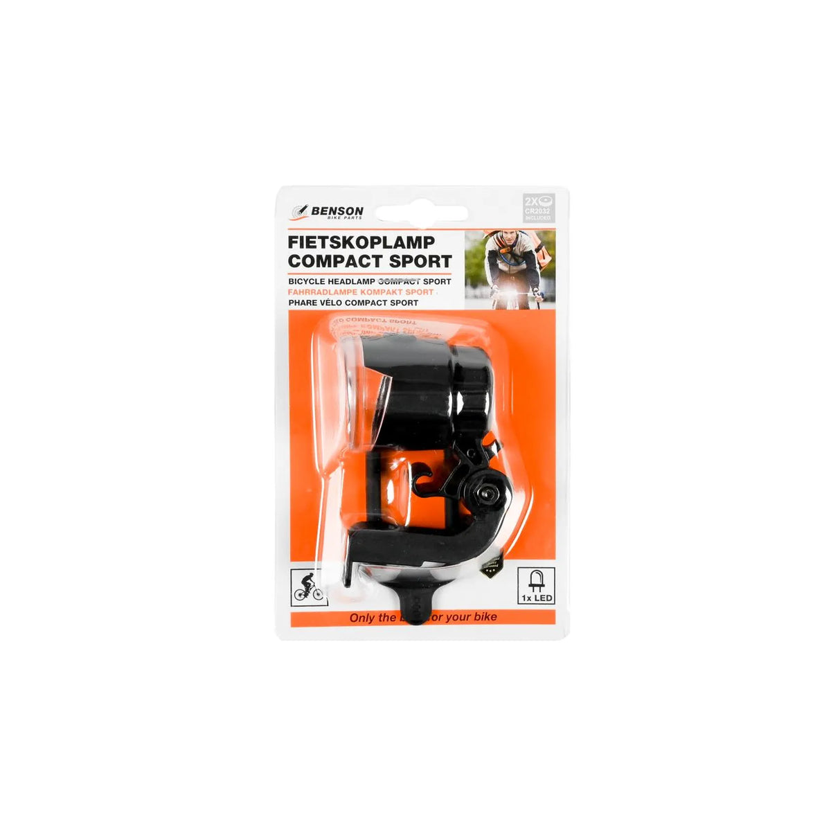 Benson Bike Parts Fietskoplamp sport compact
