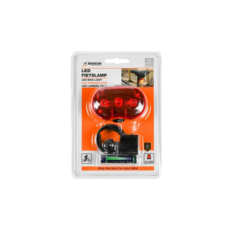 Benson Bike Parts Fietslamp LED rood