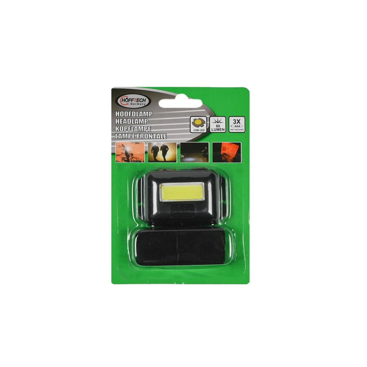 Höfftech Hoofdlamp 2W COB