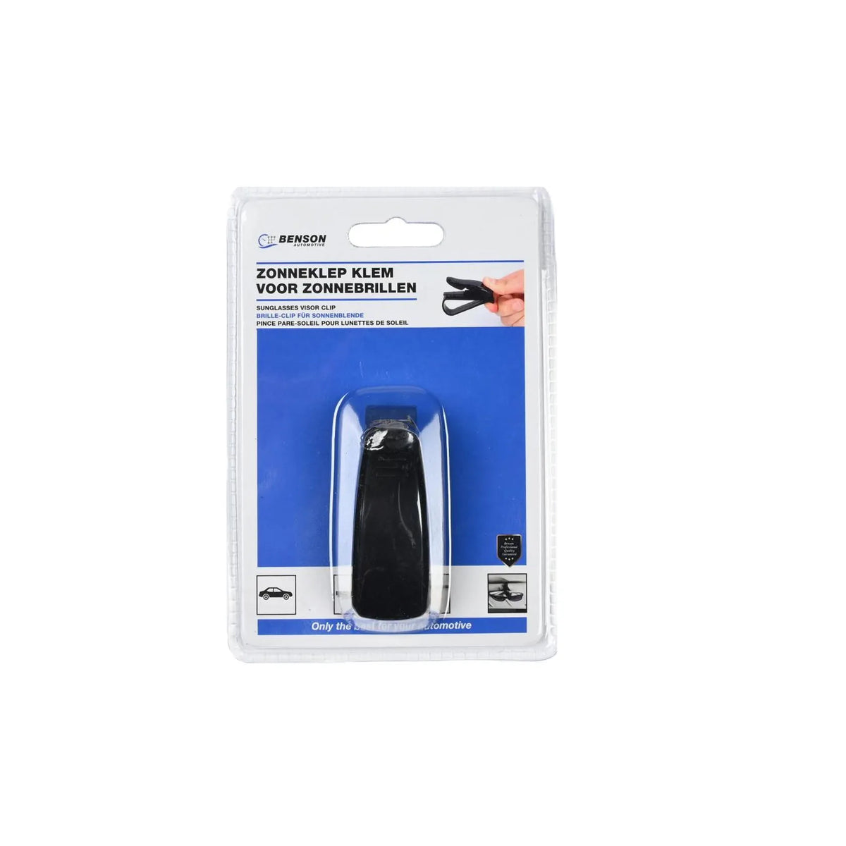 Benson Automotive Zonneklep klem voor zonnebrillen