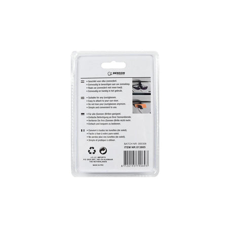 Benson Automotive Zonneklep klem voor zonnebrillen
