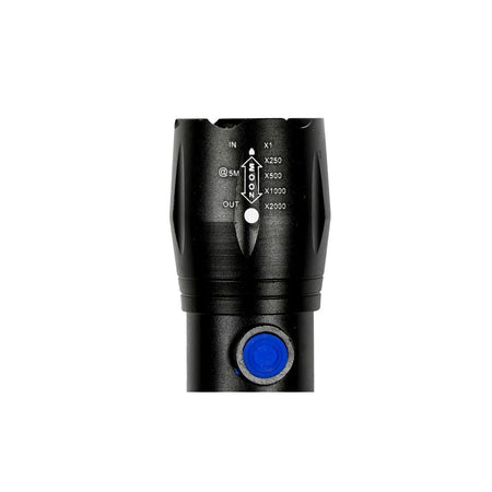 Höfftech Zaklamp tactical LED + COB oplaadbaar 116 mm