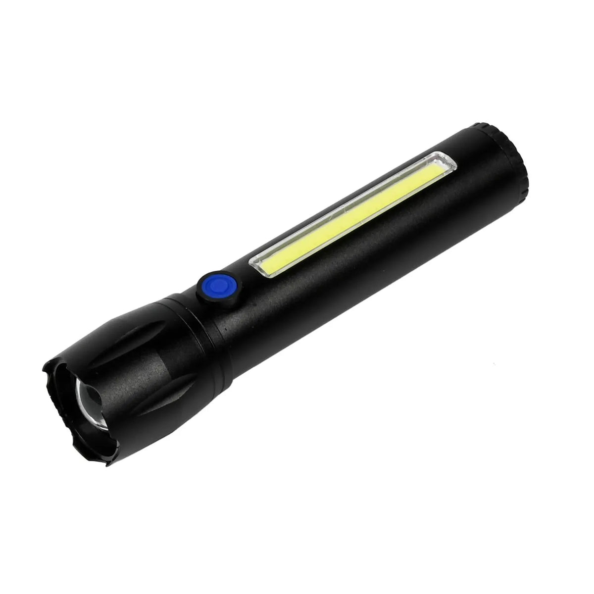 Höfftech Zaklamp tactical LED + COB oplaadbaar 141 mm
