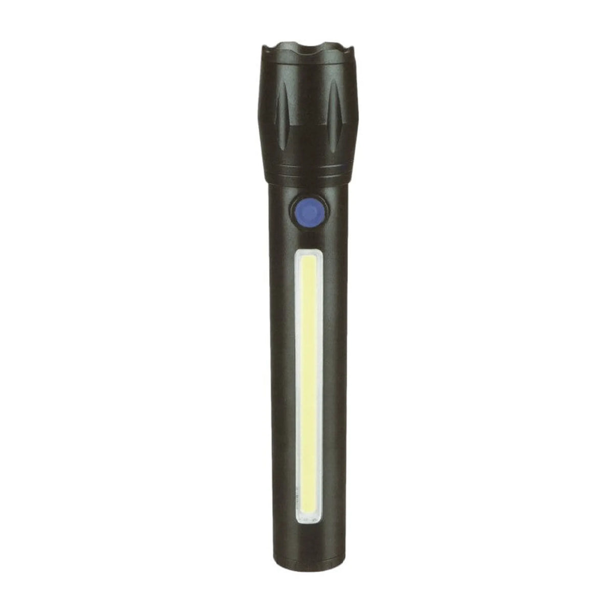 Höfftech Zaklamp tactical LED + COB oplaadbaar 166 mm