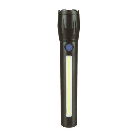 Höfftech Zaklamp tactical LED + COB oplaadbaar 166 mm