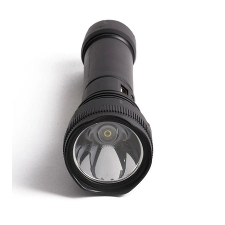 Höfftech Zaklamp 1W LED + 3W COB oplaadbaar zwart