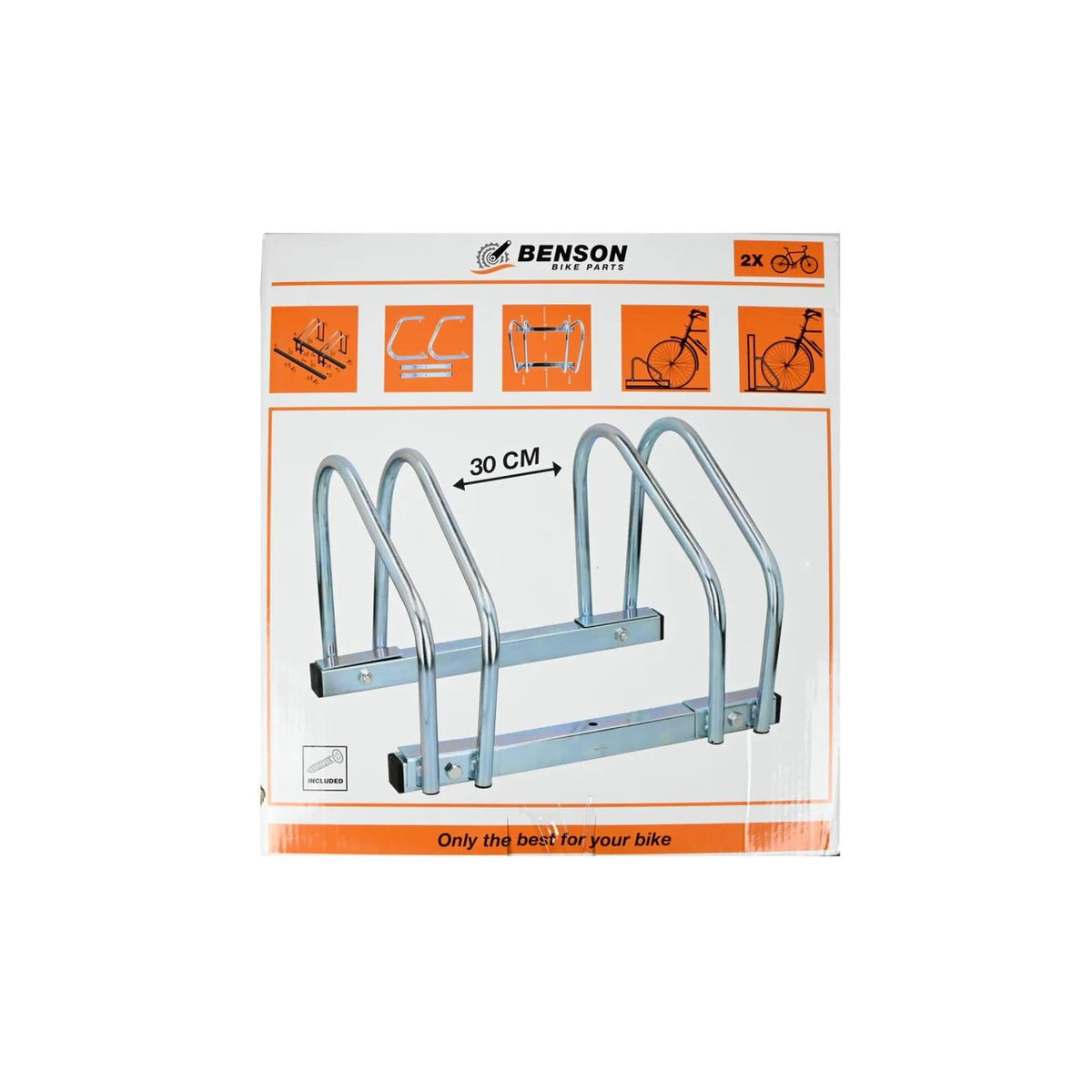 Benson Bike Parts Fietsenrek voor 2 fietsen