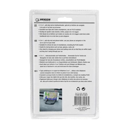 Benson Automotive Anti-slip mat + handige telefoonhouder
