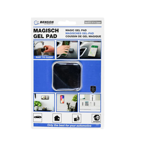 Benson Automotive Multifunctionele gel pad sticker zwart mix