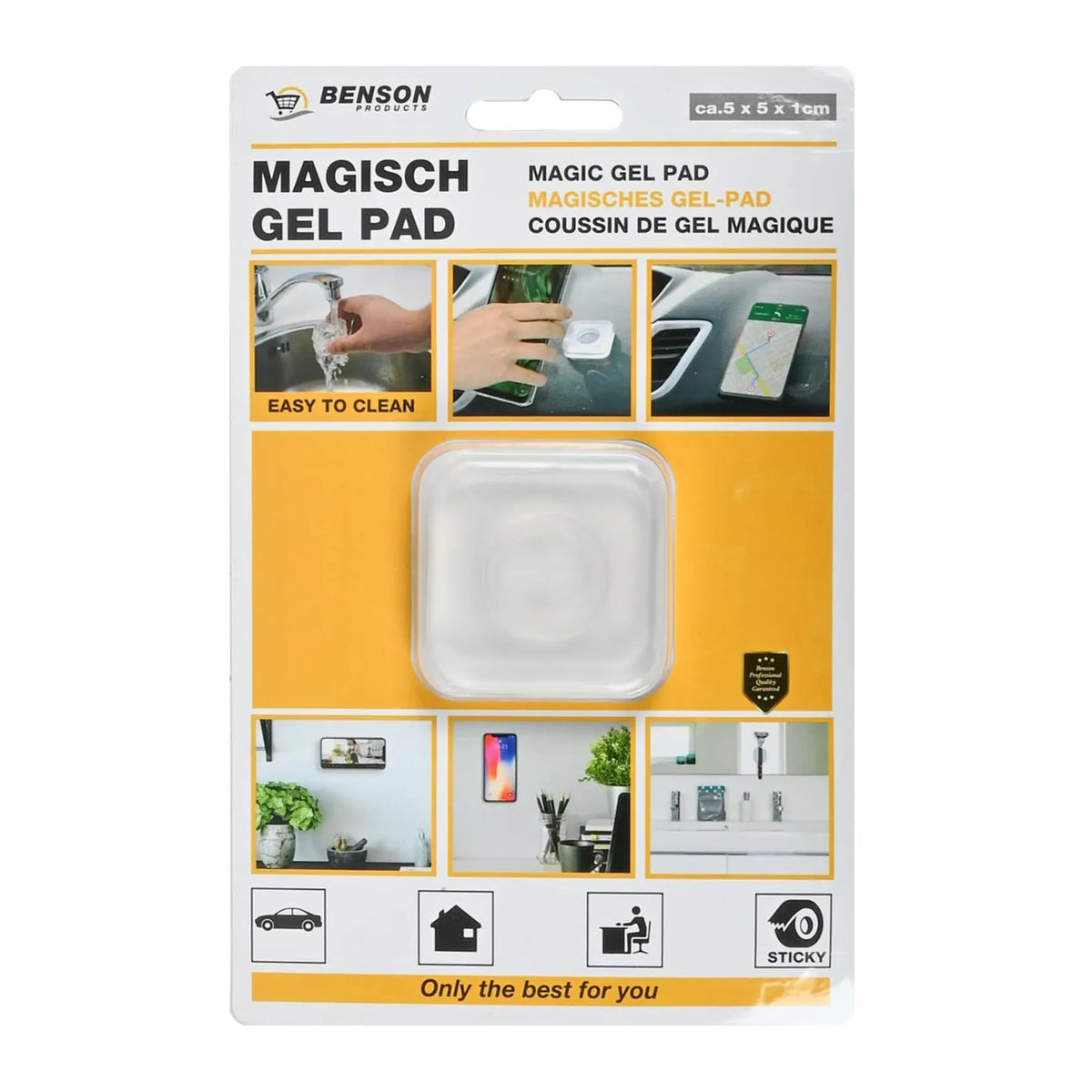 Benson Products Multifunctionele gel pad sticker mix