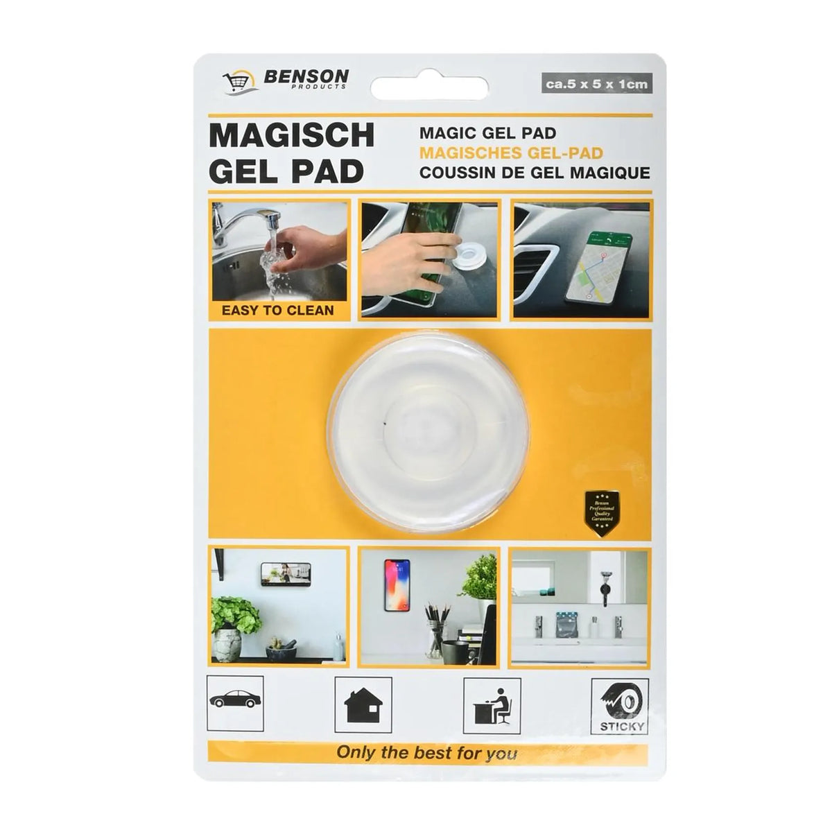 Benson Products Multifunctionele gel pad sticker mix
