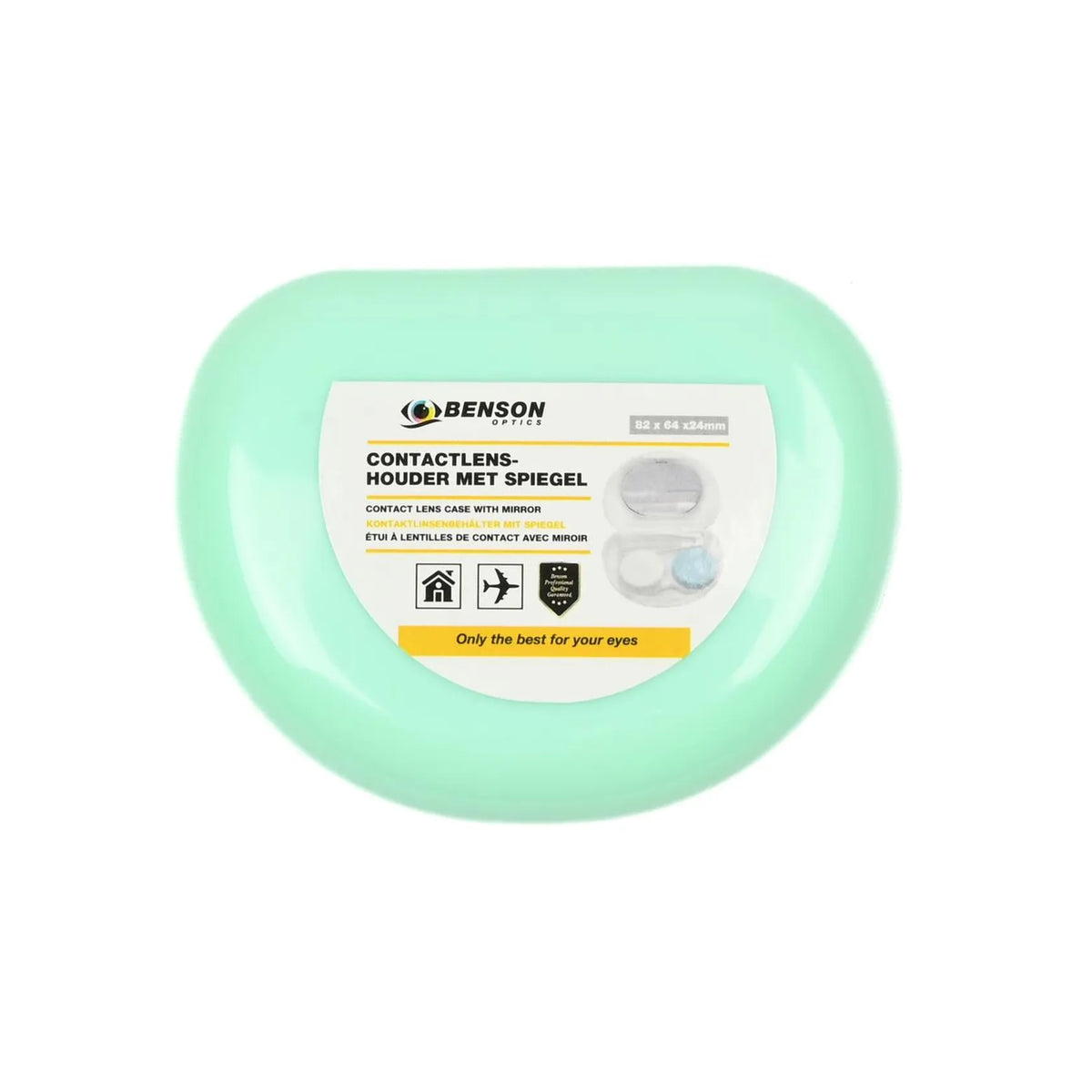 Benson Optics Contactlenshouder met spiegel reis