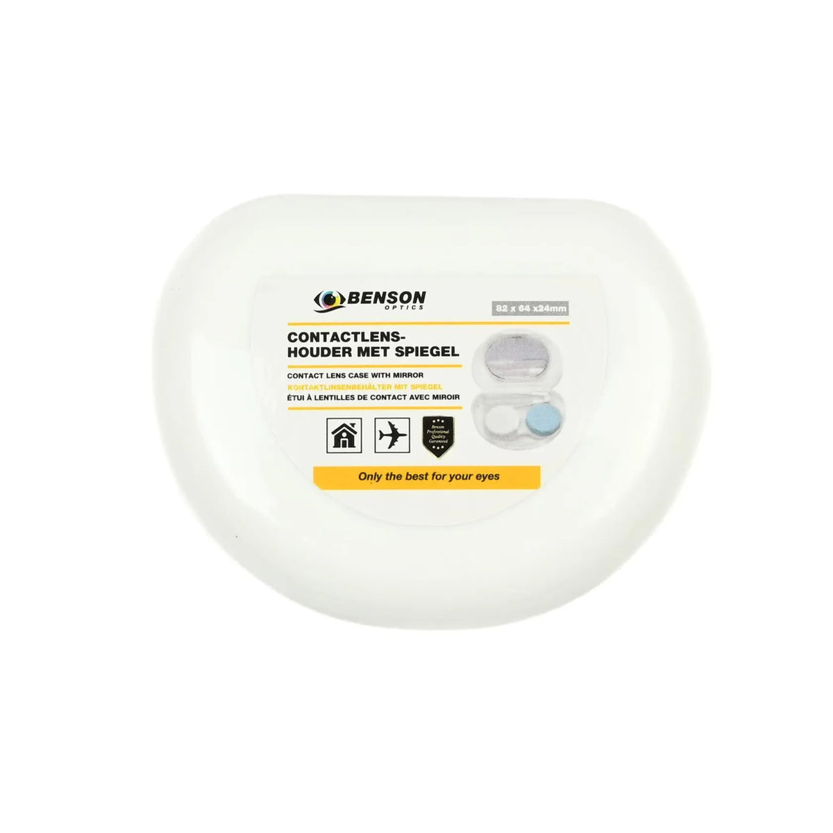 Benson Optics Contactlenshouder met spiegel reis