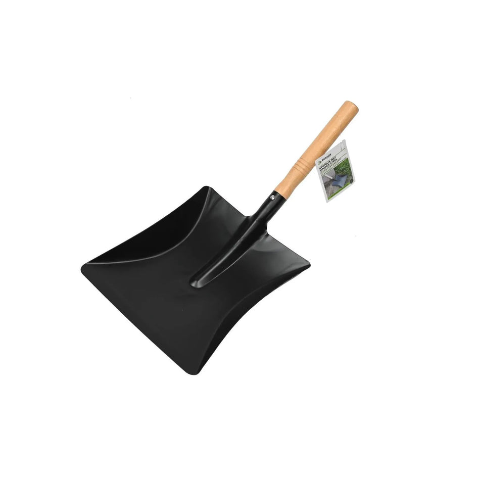 Benson Garden Stofblik poeder gecoat staal + houten steel