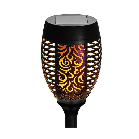 Benson Garden Tuinlamp solar fakkel 74 cm flame effect 2 dlg