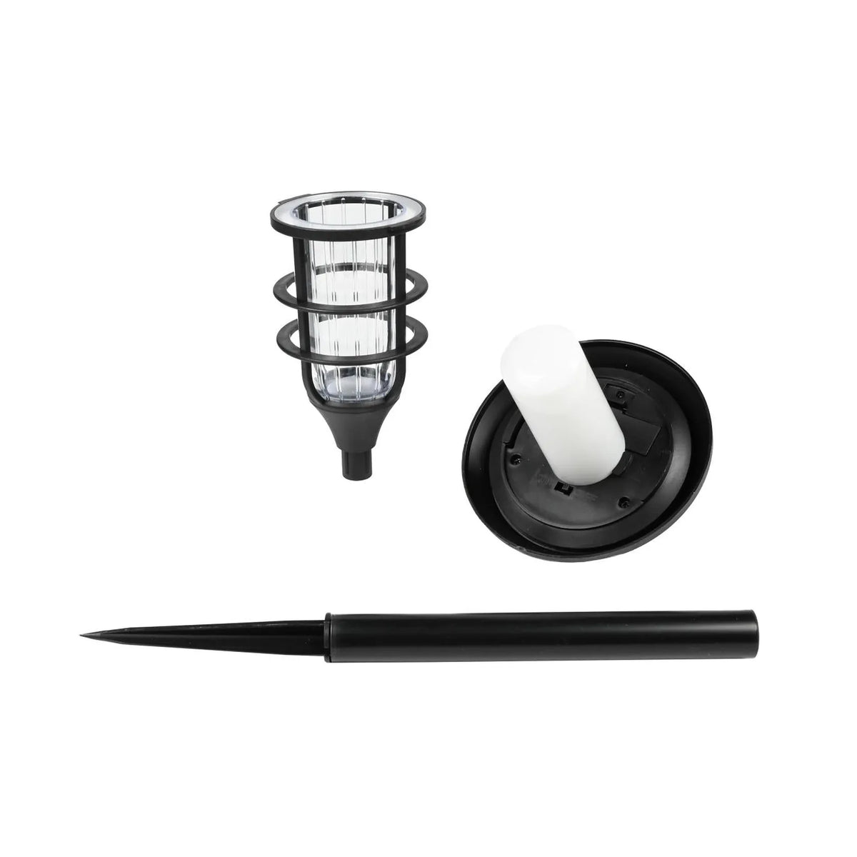 Benson Garden Tuinlamp solar fakkel 43 cm flame effect 3 dlg