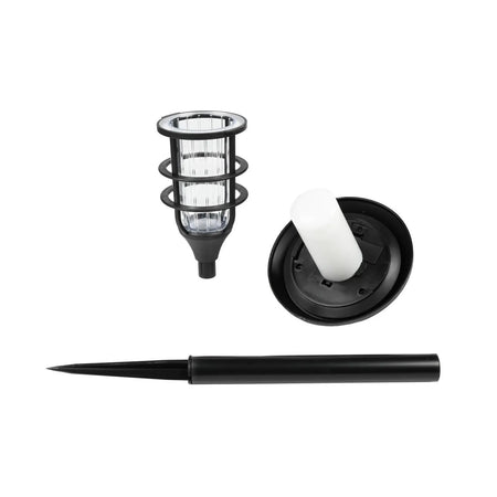 Benson Garden Tuinlamp solar fakkel 43 cm flame effect 3 dlg