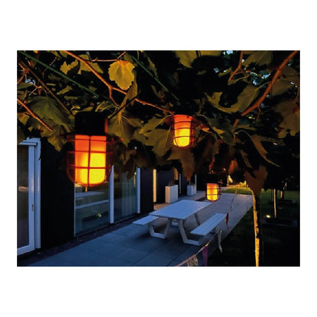 Benson Garden LED lichtsnoer 6 dlg 2 mtr solar flame effect