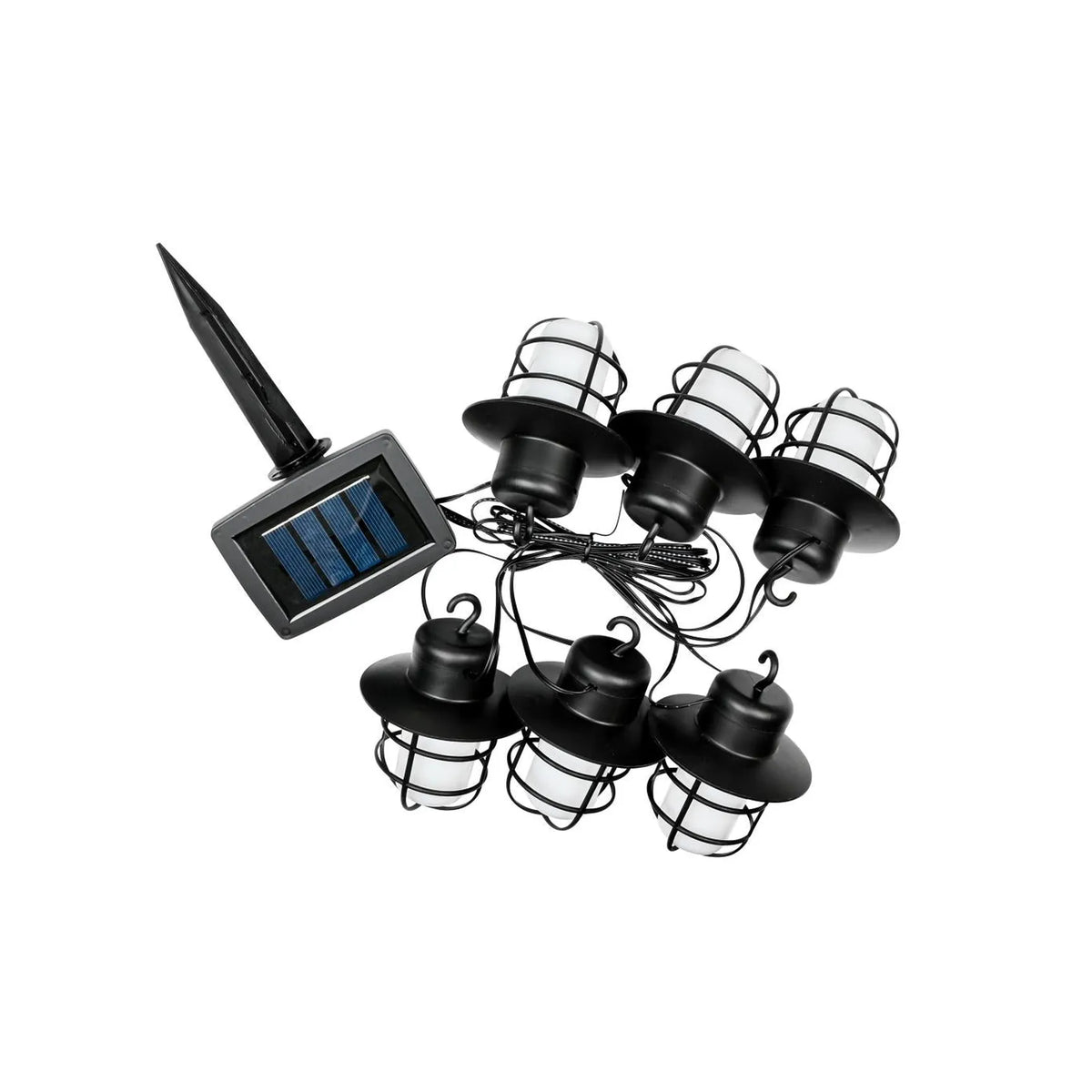 Benson Garden LED lichtsnoer 6 dlg 2 mtr solar flame effect