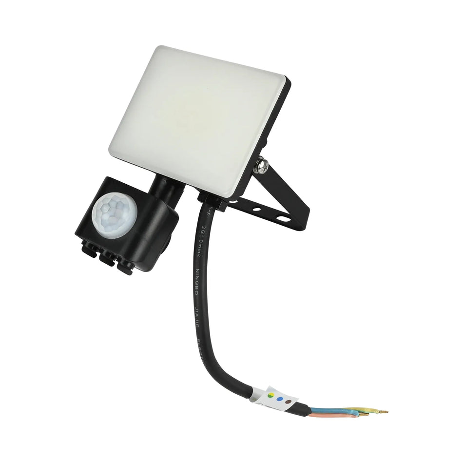 Höfftech LED straler ultra flat 10W IP44 + sensor
